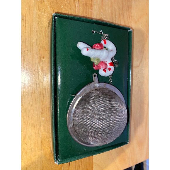 Candy Cane Spice Ball Williams-Sonoma Mesh Tea Ball Infuser Stainless Steel - Picture 2 of 7